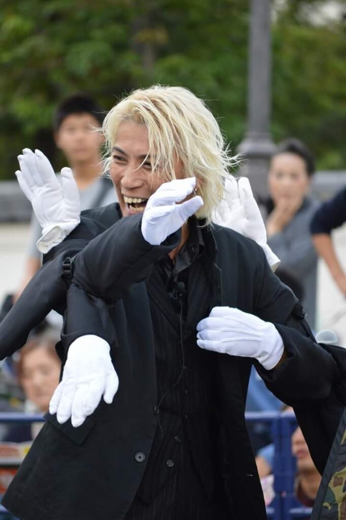 イベントでのパントマイム